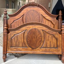 Nice Wood Queen Bed Frame! Need Gone Asap