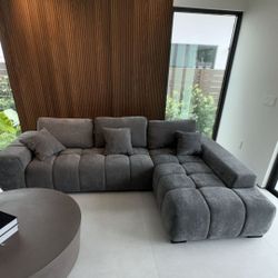 Grey Sectional Sofa New 🛋 ✨️ Modern Comfortable 