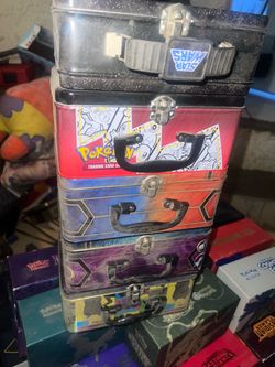 Pokémon lunchbox and Star Wars lunchbox