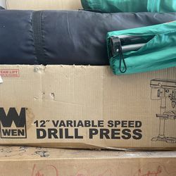 WEN 12-Inch Variable Speed Cast Iron Benchtop Drill Press
