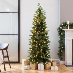 Green Cone Christmas Tree with Twinkle Modes & Lights, 6FT ,AP2605