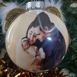 Angel Wing Photo Ornament