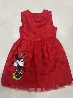 Minnie Mouse Dress 7-8Y