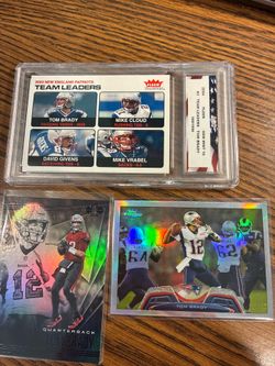 3 Tom Brady cards