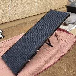 Metal And Carpet Pet Ramp 47.8”L 