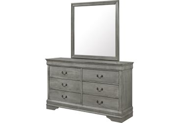 Brand new grey dresser + mirror starting from $349 and UP