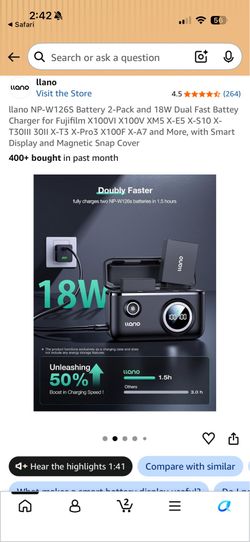 Llano Charger for Fujifilm cameras