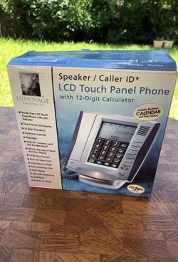 Innovage products speaker /caller ID lcd Touch panel phone with 12 digit calculator new