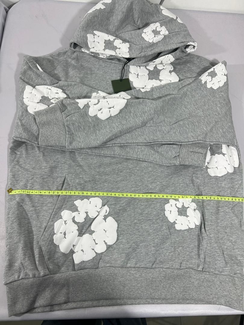 Grey Denim Tears Hoodie