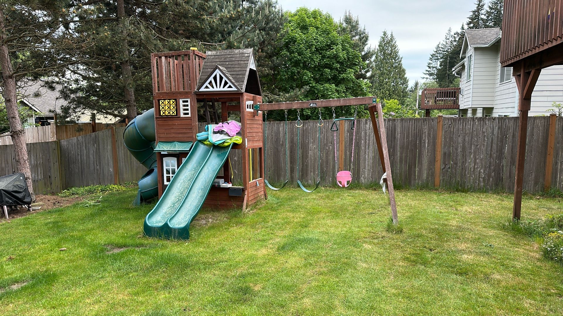 Outdoor Play Set By Cedar Summit Kid Kraft