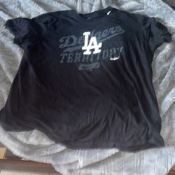 blackout dodgers tee