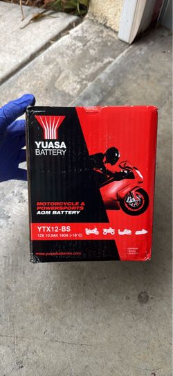 Brand New YUASA YTX12-BS motorcycle battery