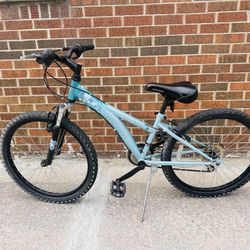 Diamondback Bicycles Tess 24 Youth Girls 24" Wheel Mountain Bike, Blue