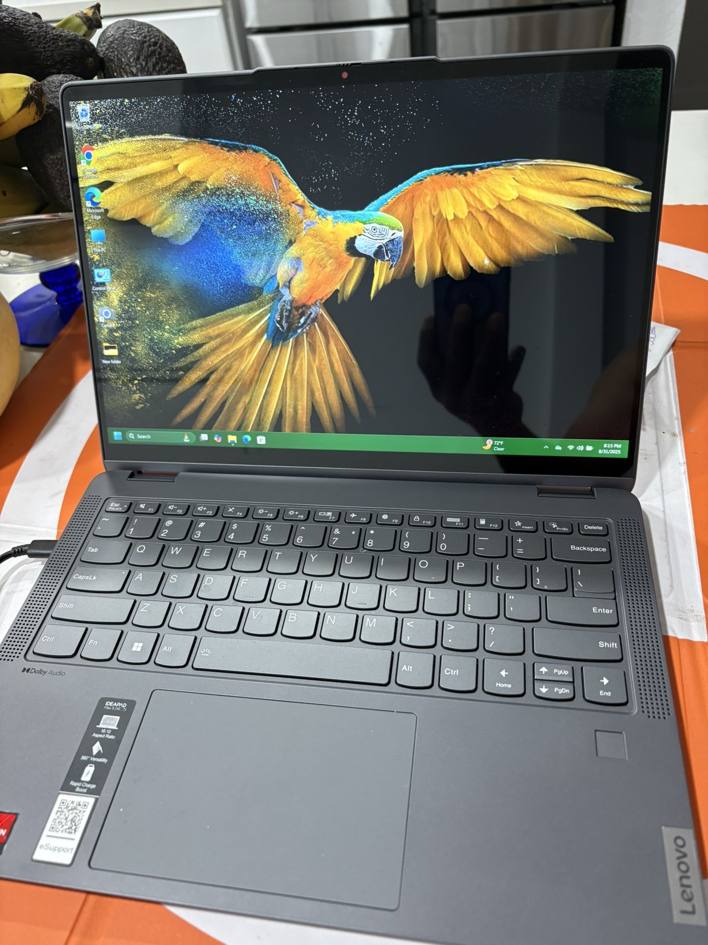 TOUCH SCREEN  LENOVO GAMING   Laptop with AMD Ryzen 7 5700U Processor and Radeon Graphics is a powerful and sleek gaming machine suitable for high-res