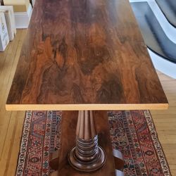 Solid Mahogany End Table 