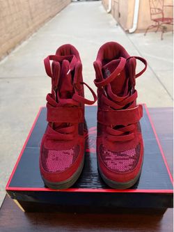Apple Bottoms "Falco” Bling Wedge Sneakers 9