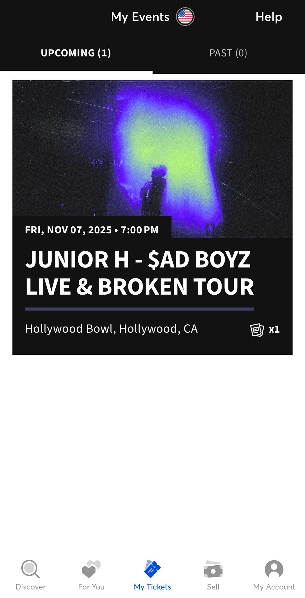Junior H Ticket
