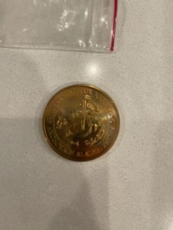 1977 Fur Rendezvous Alaska Coin “rondy Carnival Fun”