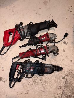 Milwaukee & Bosch Corded Power Tool Lot