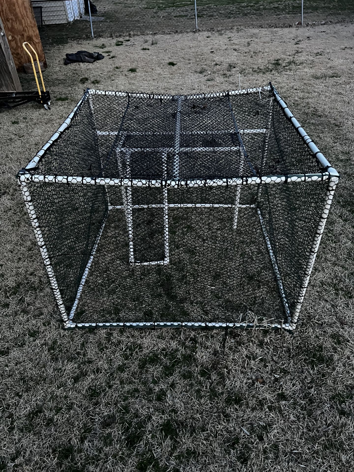 Custom Outdoor Reptile Sun Cage / Enclosure – PVC & Mesh – 48”x35”x35”