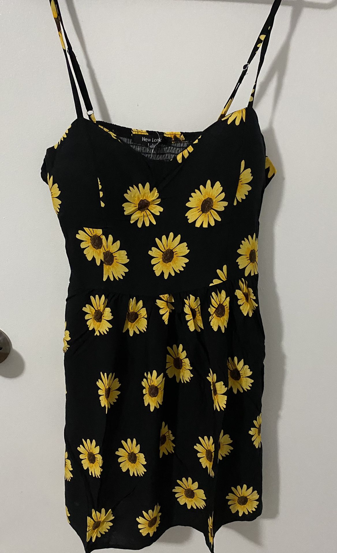 New Large Sunflower Dress