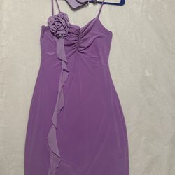 Light Purple Dress & Wristlet Women’s Size Medium
