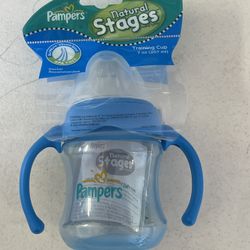 Pampers Natural Stages 7 Oz Training Cup New