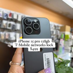 Sale: iPhone 15 pro T-Mobile Metropcs only 128gb