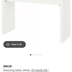 IKEA Vanity With Glass Top