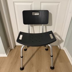 Shower Chair with Back Rest (Like New)