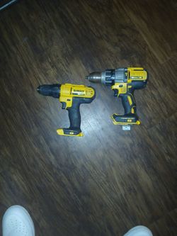 2 Dewalt Drills 