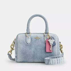 Coach Loved Denim Mini Rowan