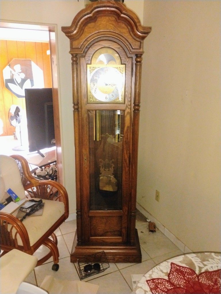Early 1980s Howard Miller Grandfather Clock