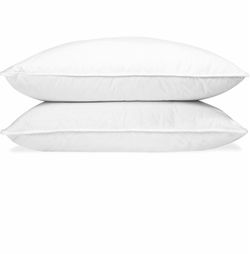 Down Dreams Manchester Mills Classic Pillows - Standard/Medium Support, 2-Pack