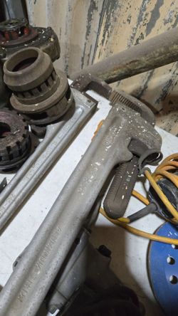 RIDGID Aluminum Straight Pipe Wrench