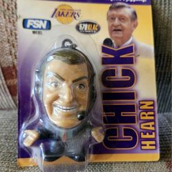 Chick Hearn Sealed Talking Keychain SGA Los Angeles Lakers RARE