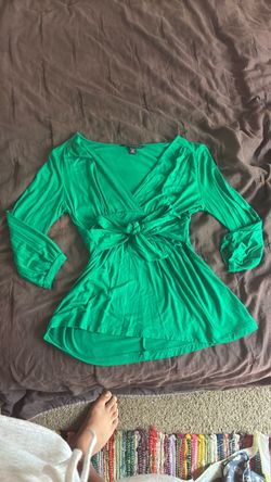 Green long sleeve shirt