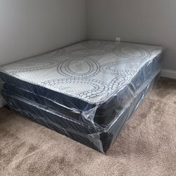 Queen Mattress & Box Spring - Delivery Available Today