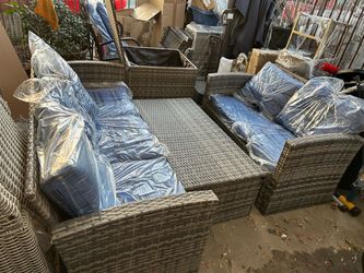 Wicker Style Patio Set
