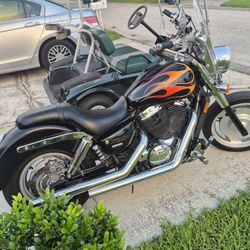 2007 Honda Shadow Sabre 1100 For $2200 And A Golf Cart For 1500 