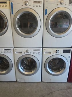 LG washer and electric dryer set