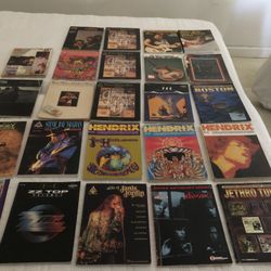 24 Vintage Classic Rock Music Books