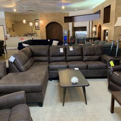 Brown Sectional Sleeper 