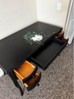 Vintage solid wood desk