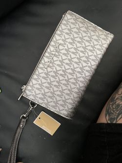 MK Double Zip Wristlet