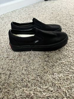 Black Slip On Vans