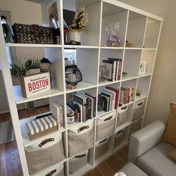 Ikea Kallax Shelf (Bins Included)