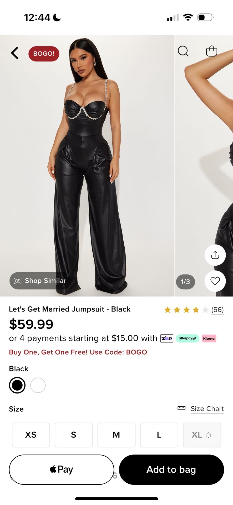 Let’s Get Married Jumpsuit Size Xs