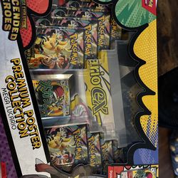 Pokemon Ascended Heroes Premium Poster Lucario 10 Booster Packs