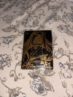 Demon Slayer Nezuko Kamado Gold GR Holo Foil trading card